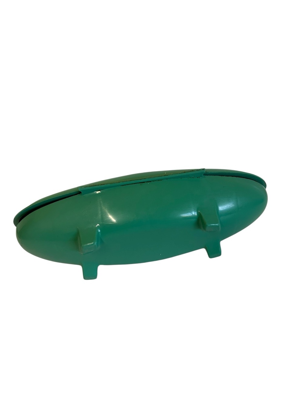 Vintage 1960s Singer Sewing Buttonholer in Atomic Green Turquoise Plastic Case - Picture 7 of 7